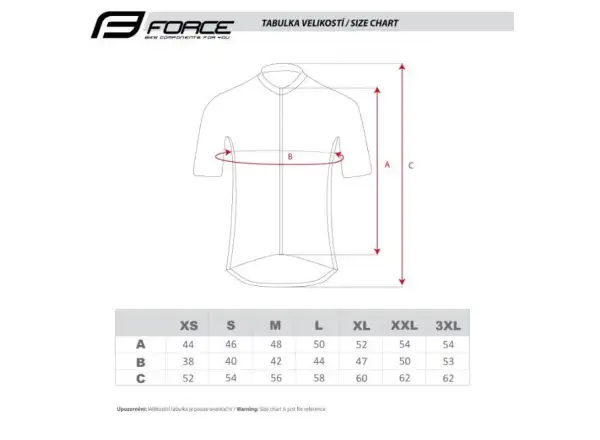 Force Life men's jersey short sleeve black/blue/orange