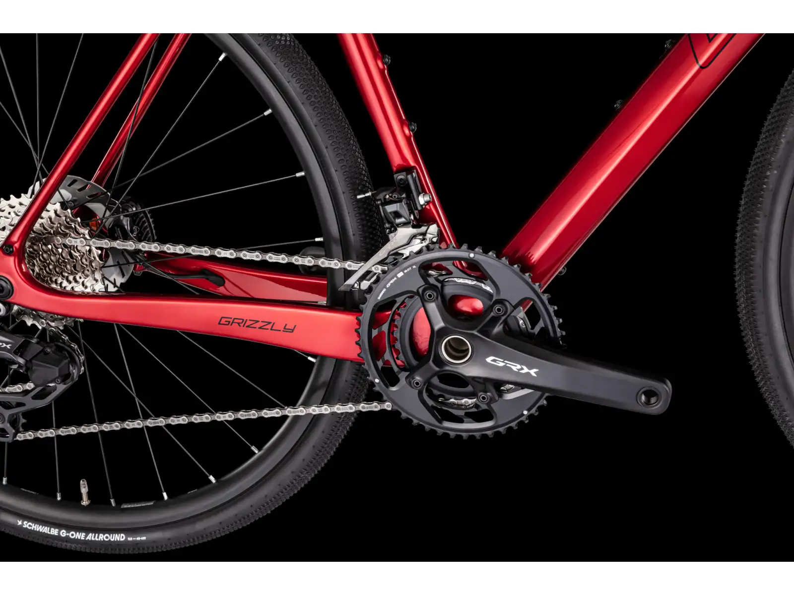 4Ever Grizzly Race gravel bike Flame red