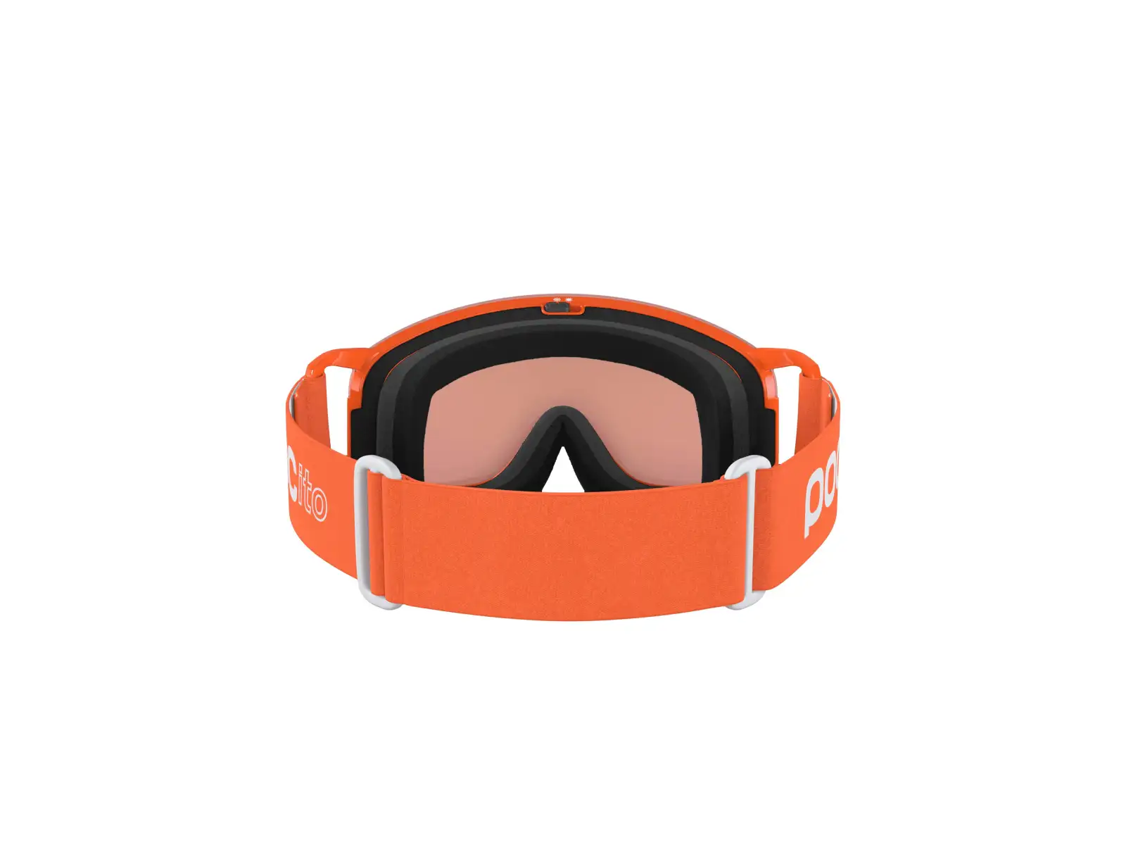 POC POCito Nexal kids ski goggles Fluorescent Orange/Partly Sunny Light Orange