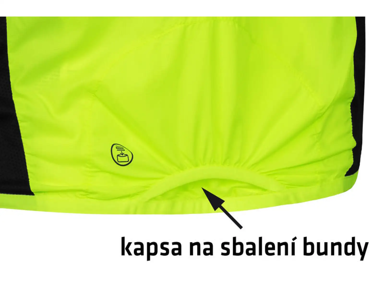 Etape Bora 2.0 men's jacket fluo yellow
