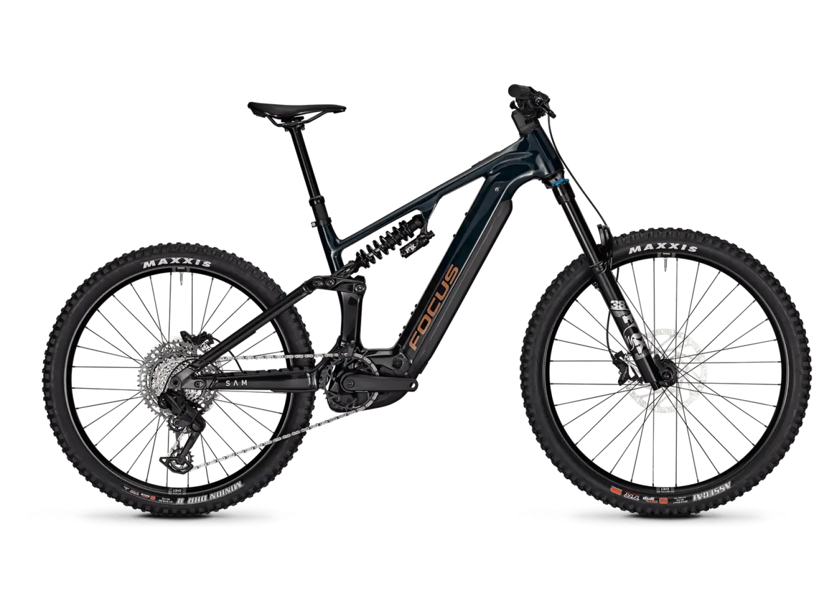 Focus SAM 8 600Wh full-suspension e-bike Classicgreen / Obsidianblack