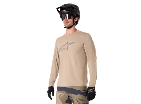 Alpinestars A-Dura Astar men's jersey long sleeve Light Brown