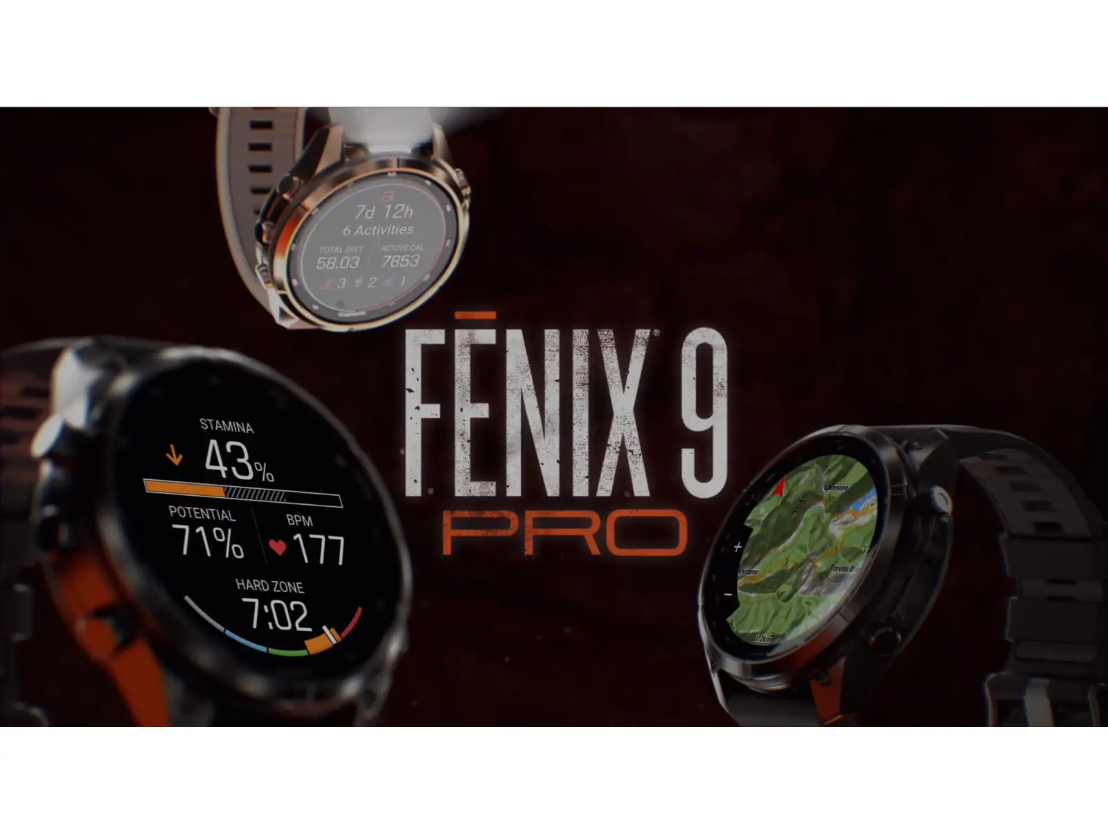 Garmin Fénix 9 Pro inReach 51 mm smart watch Carbon gray DLC Titanium Black/Pebble gray
