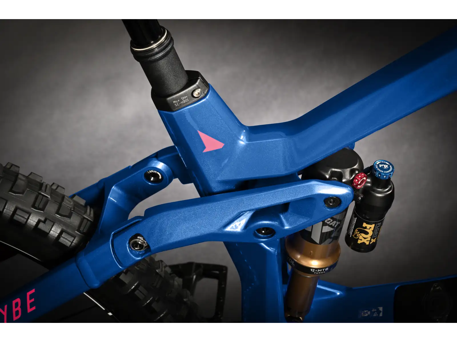 Haibike Hybe 11 Blue/Magenta/Pink full suspension e-bike