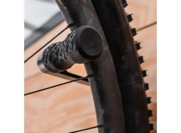Lezyne CNC Alloy Wheel Hook wall mount black