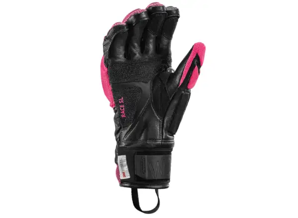 Leki WCR Venom SL 3D women's racing gloves Black-Pink