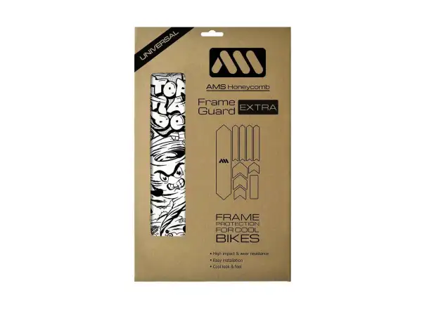 All Mountain Style frame protection stickers Extra Tornado Black
