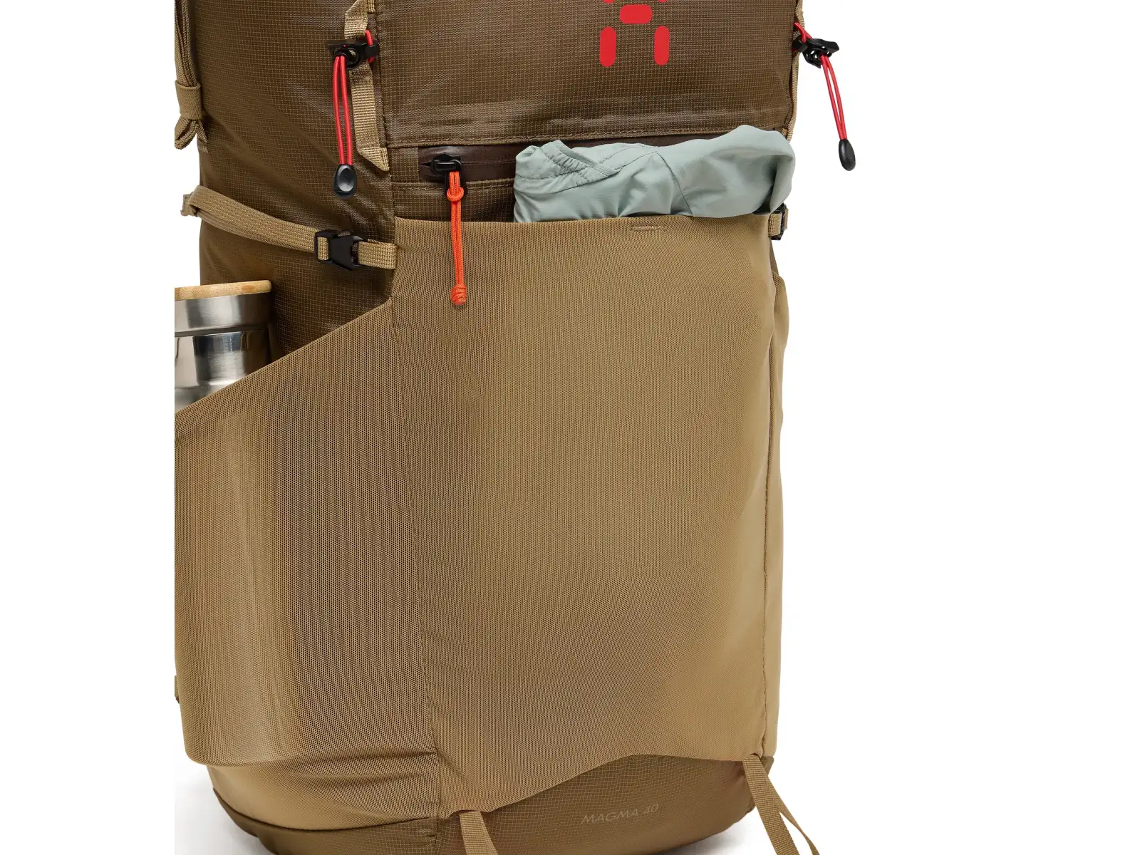 Haglöfs Magma Rolltop 40 WR backpack Teak Brown/Oak Brown 40l