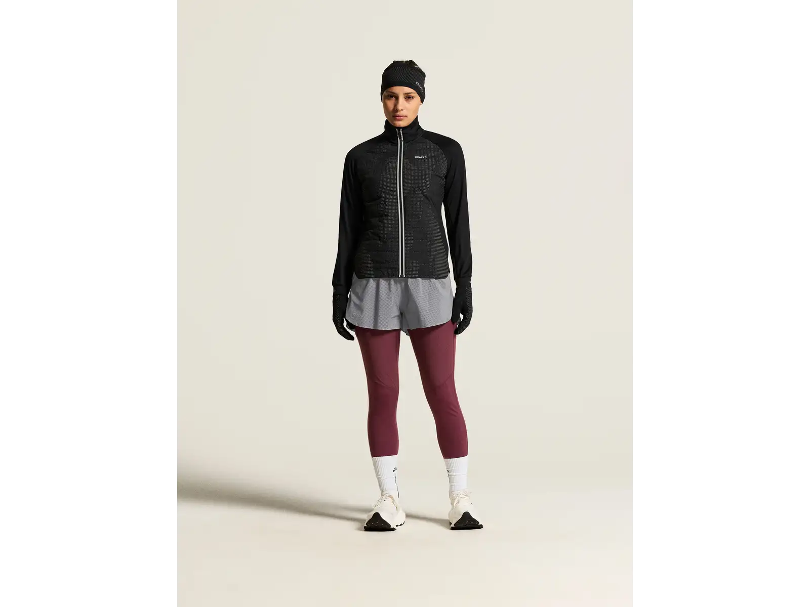 CRAFT SubZ Lumen women's running jacket black