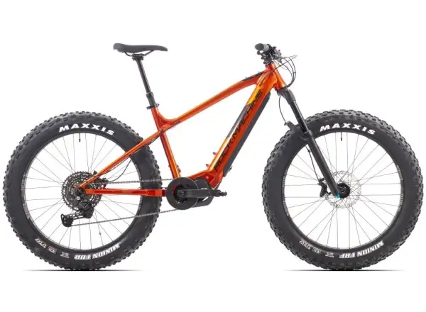 Rock Machine Vyöry e90 fatbike electric bicycle Orange / Black