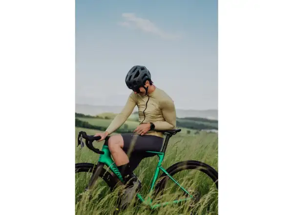 Force Plain men's long sleeve jersey green