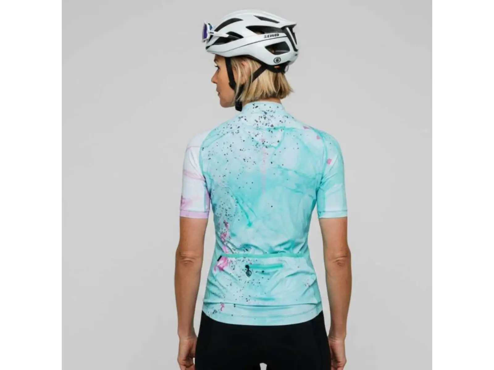 Silvini Calnia women's jersey short sleeve Cloud/Ocean