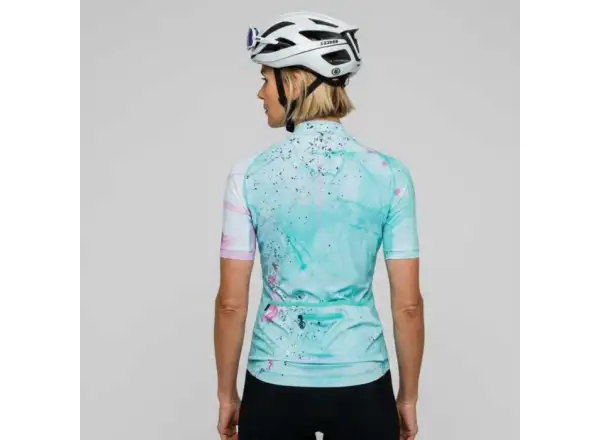Silvini Calnia women's jersey short sleeve Cloud/Ocean