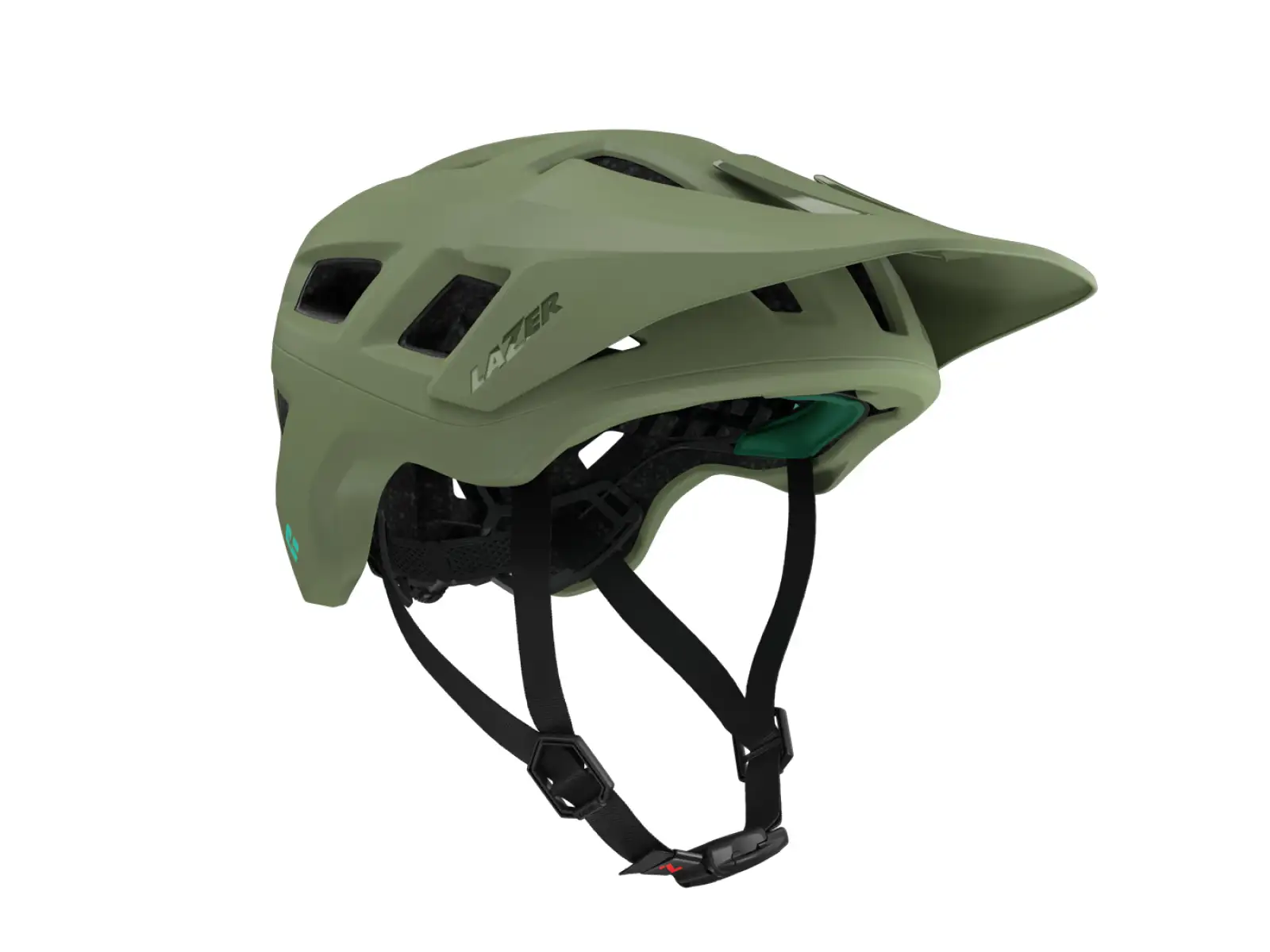 Lazer Coyote KinetiCore helmet matte green