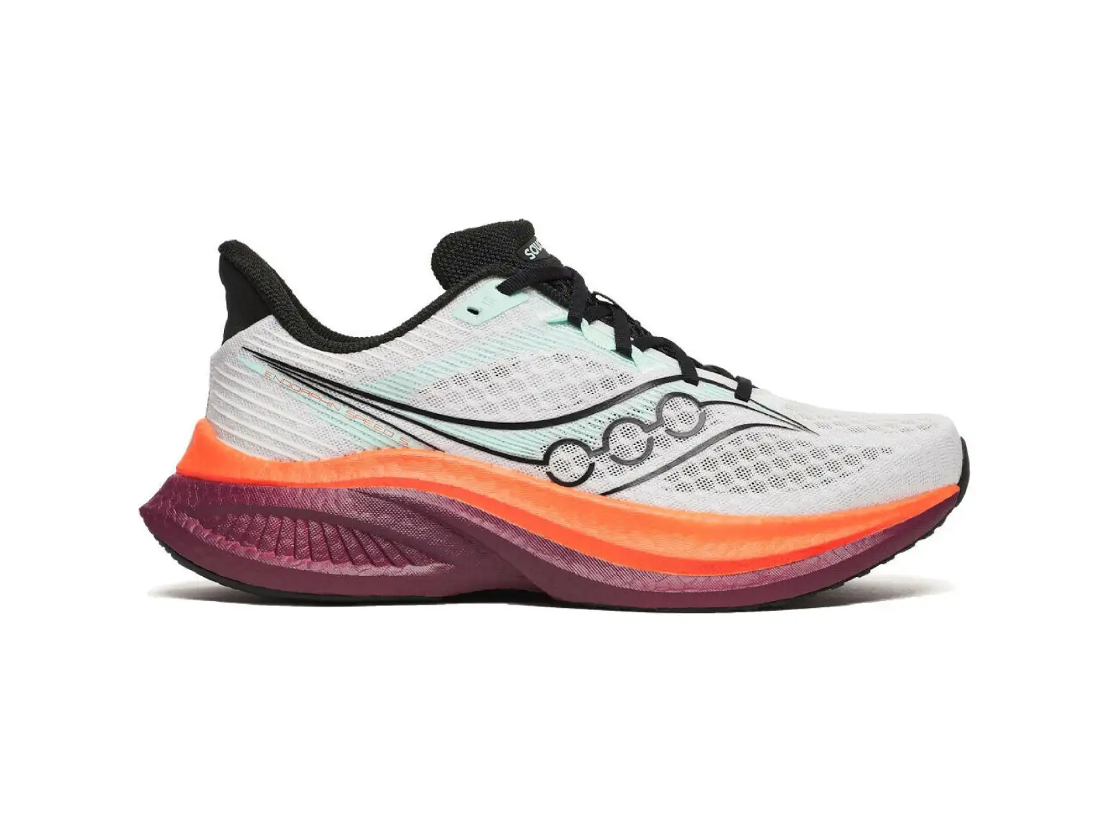 Saucony Endorphin Speed 5 men's running shoes White/Crimson