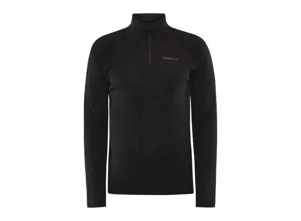 Craft ADV Wool Merino men's long sleeve shirt with zipper black