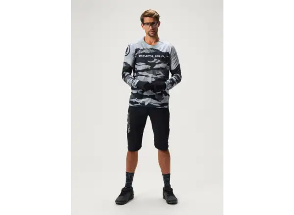 Endura LTD Mountain Camo men's jersey long sleeve Black