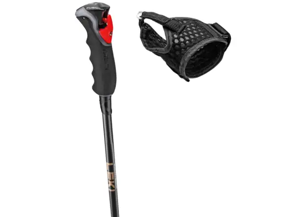 Leki Artena Airfoil 3D downhill poles Black/Dark Anthracite/Rosegold