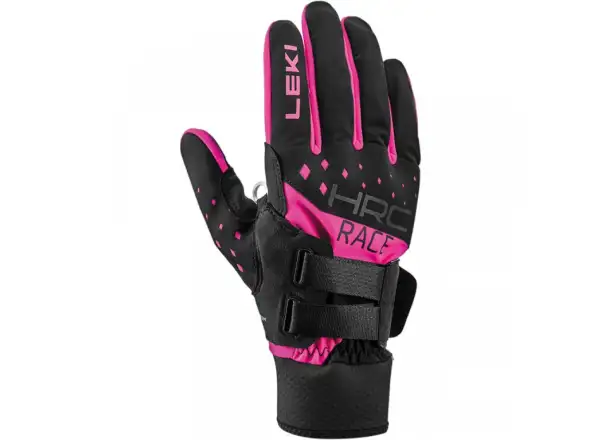 Leki HRC Race Shark running gloves Black/Pink
