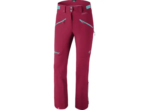 Dynafit Beast Hybrid women's hybrid pants Beet Red