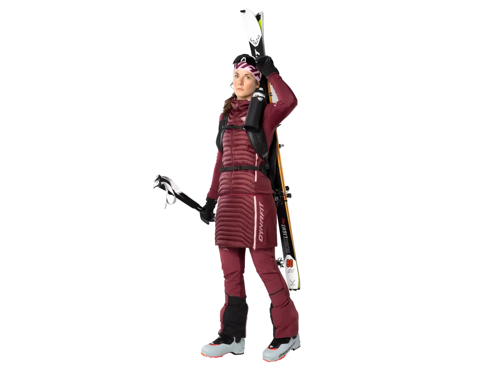 Dynafit Speed Insulation women's skirt Burgundy