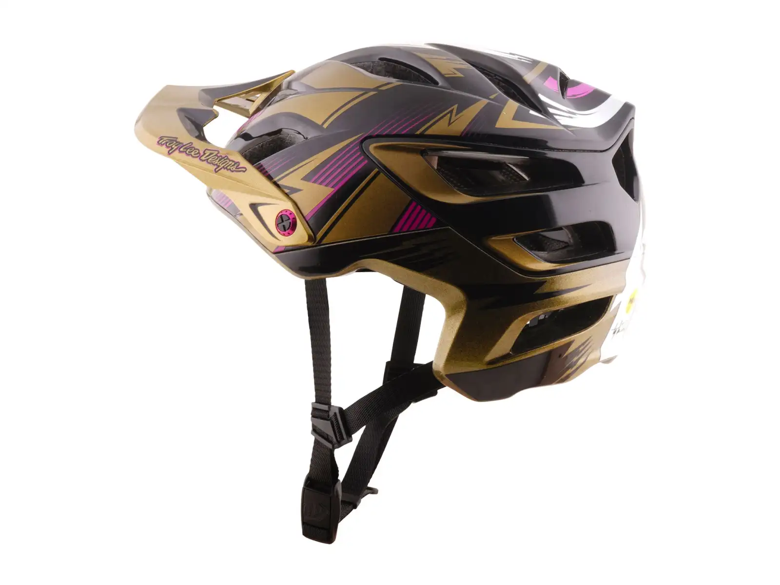 Troy Lee Designs A3 MIPS Cyclops helmet Gold/Black
