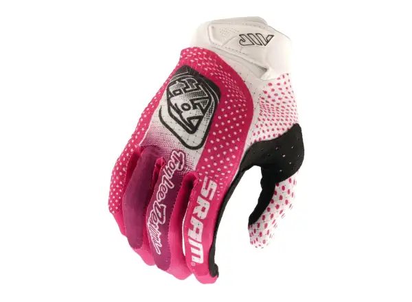 Troy Lee Designs x SRAM Air gloves Radioscape Fuchsia