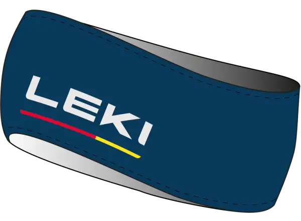 Leki 4-Season Headband True Navy Blue/White