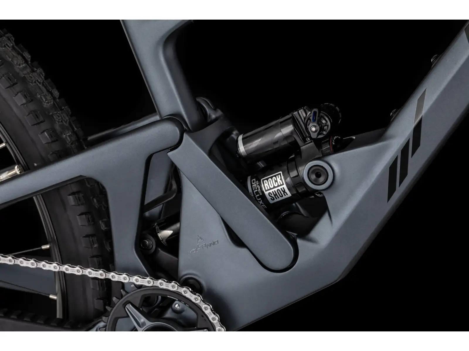4Ever Volcanno Etna full suspension mountain bike Grey Matt/Black