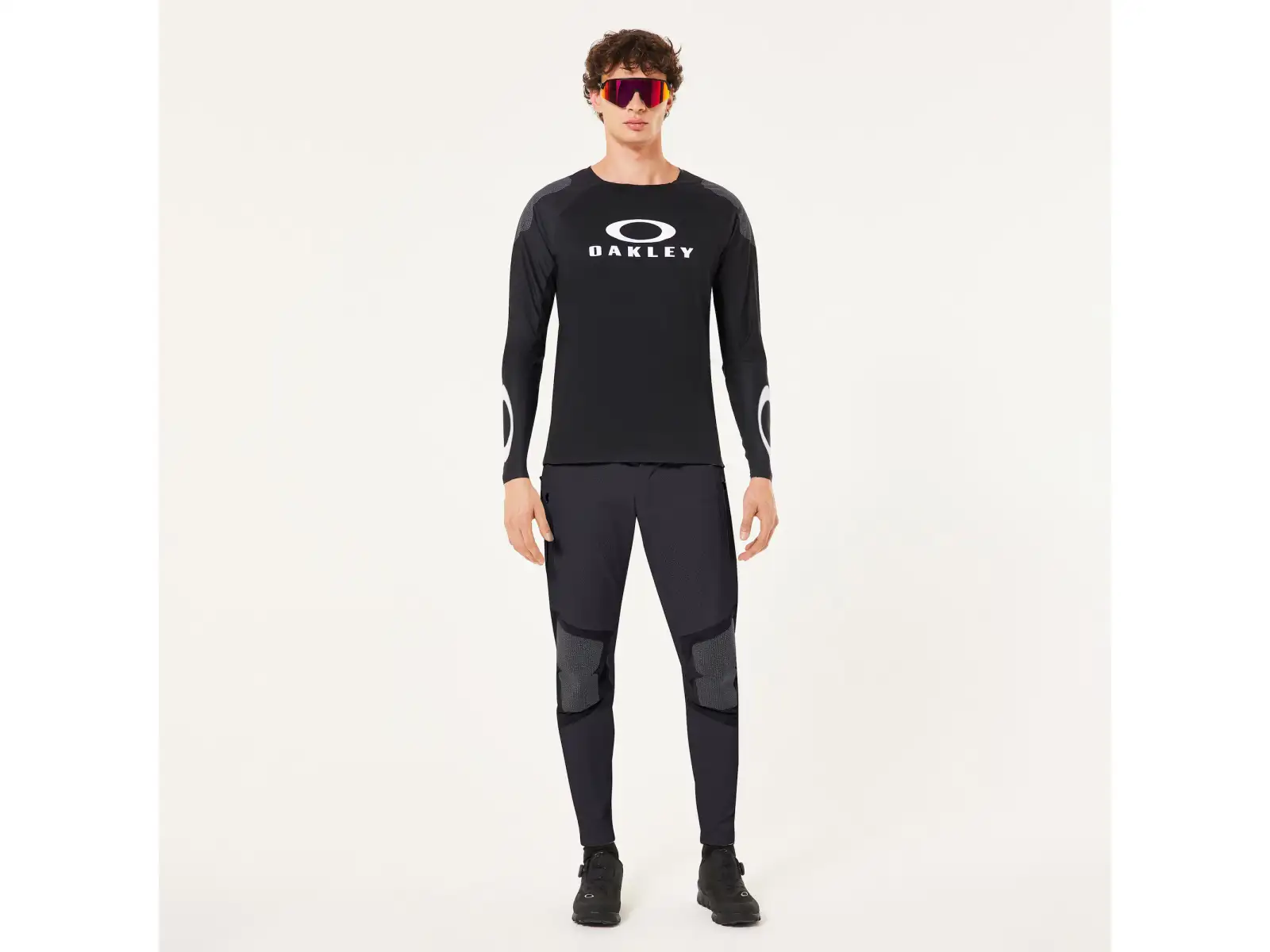 Oakley Seeker Edge men's loose jersey long sleeve Blackout