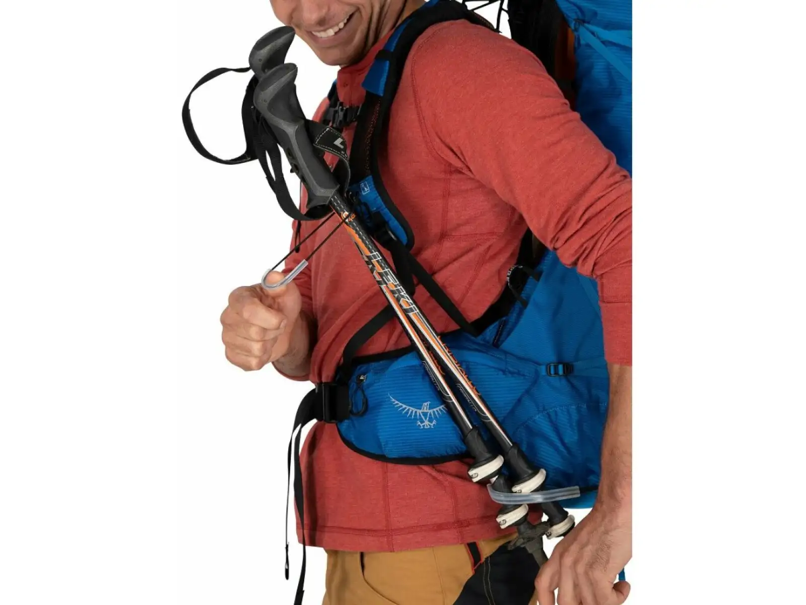 Osprey Exos 48 men's hiking backpack Blue Ribbon L/XL
