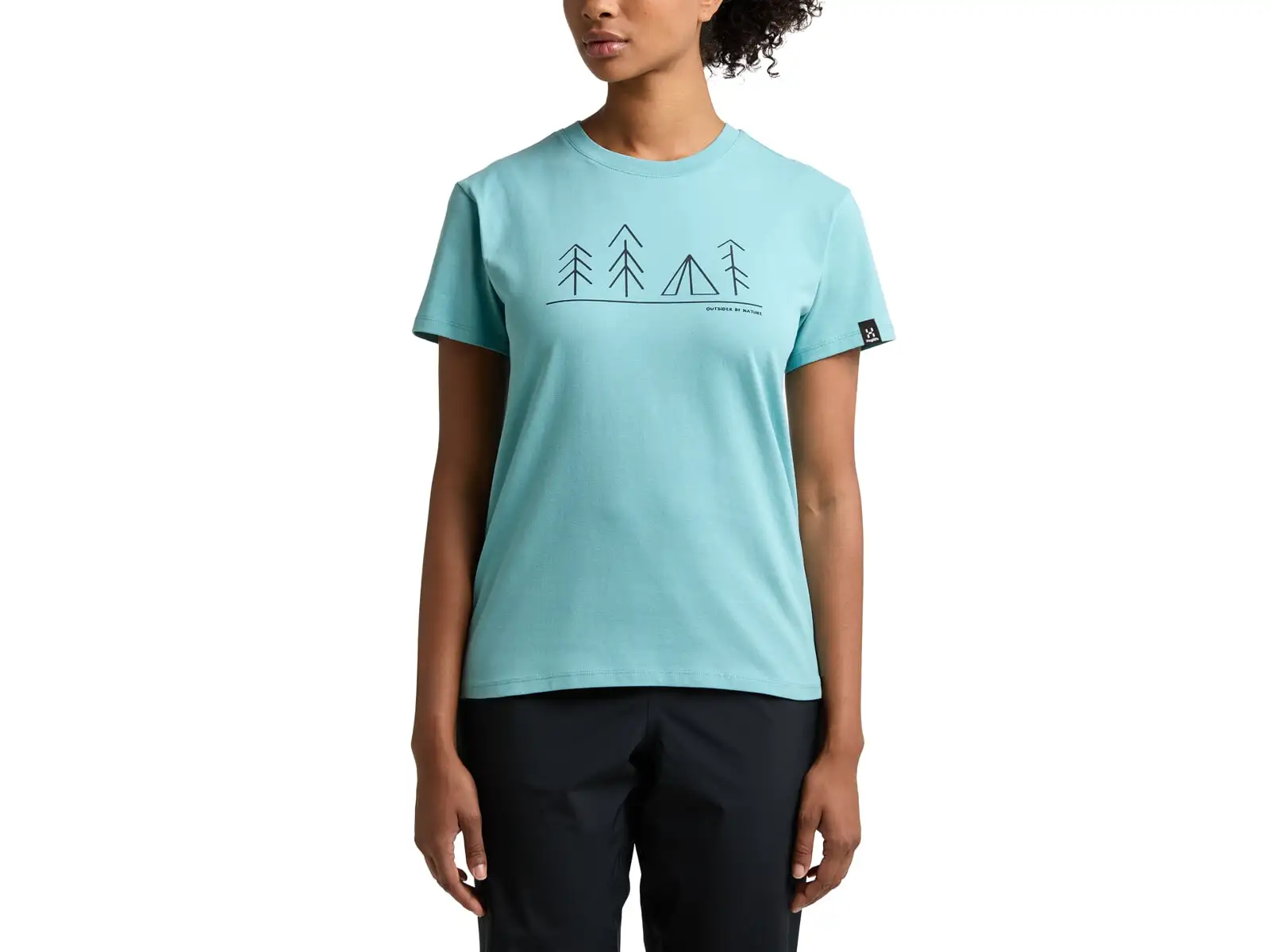 Haglöfs Camp women's t-shirt Frost Blue