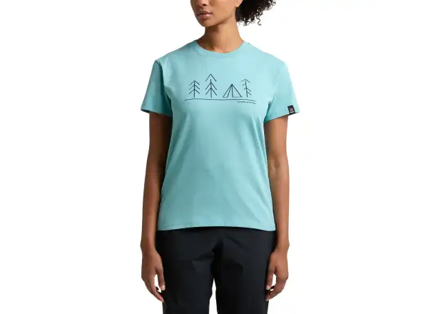 Haglöfs Camp women's t-shirt Frost Blue