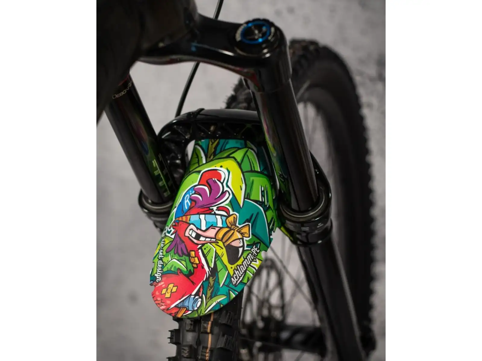 Rie:sel Design Schlamm:PE front mini mudguard flowmingo