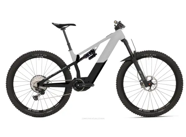 Superior eXF 8089 B Gloss Chrome/Matte Black full suspension e-bike