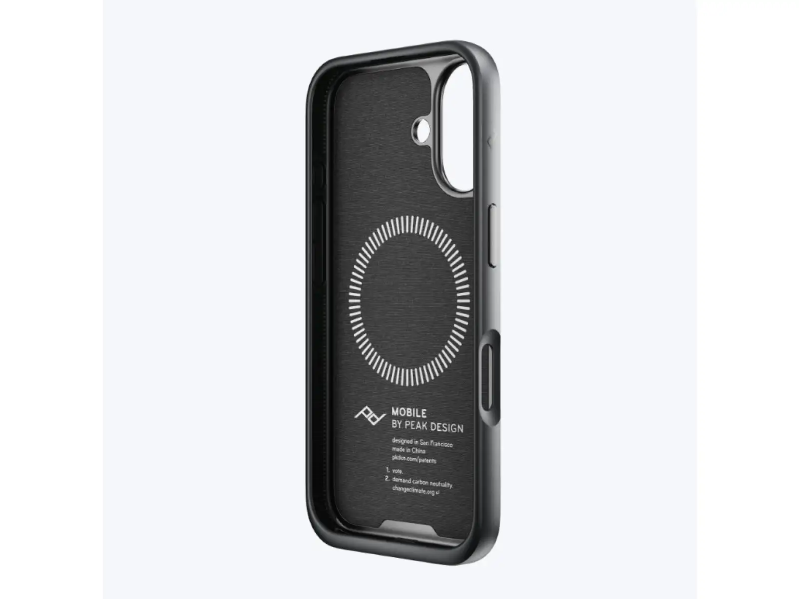 Peak Design Mobile Everyday Fabric Case iPhone 16 case Charcoal
