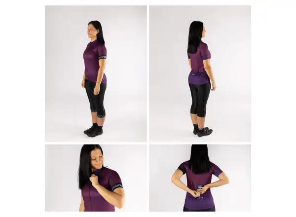 Force Shard Lady jersey short sleeve purple