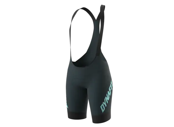 Dynafit Squad women's bib shorts with padding Blueberry