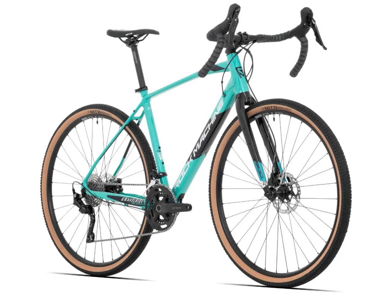 Rock Machine GravelRide 500 gloss light slate/black/silver gravel bike