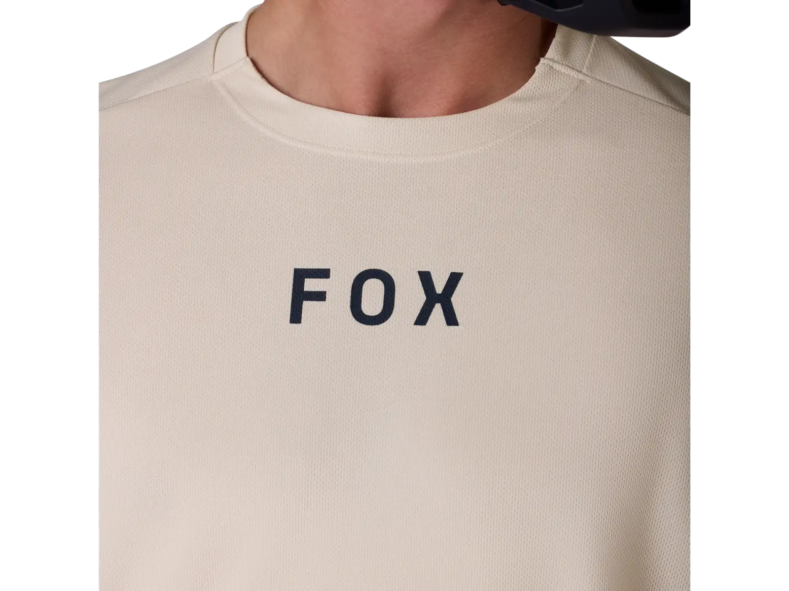 Fox Ranger men's short sleeve jersey Wordmark Chalk