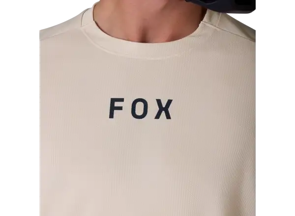 Fox Ranger men's short sleeve jersey Wordmark Chalk