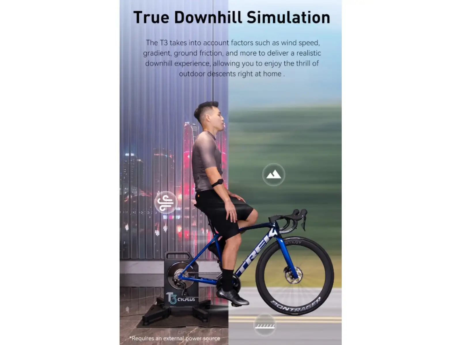 Cycplus T3 High Power Smart trainer