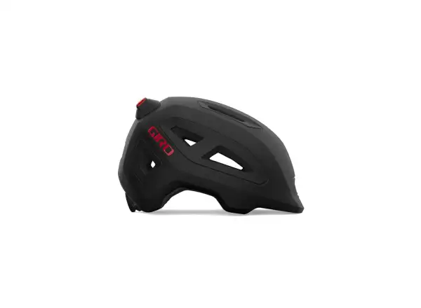 Giro Scamp II LED children's helmet Mat Black/Red