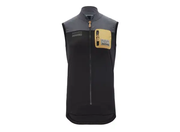 Silvini Caira women's gravel vest Charcoal/Tiger