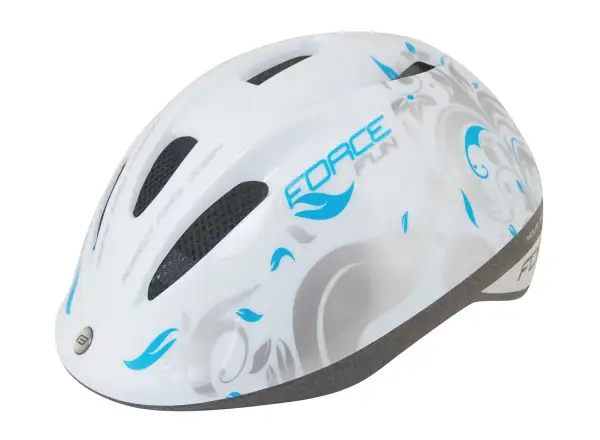 Force Fun Flower children's helmet white/grey
