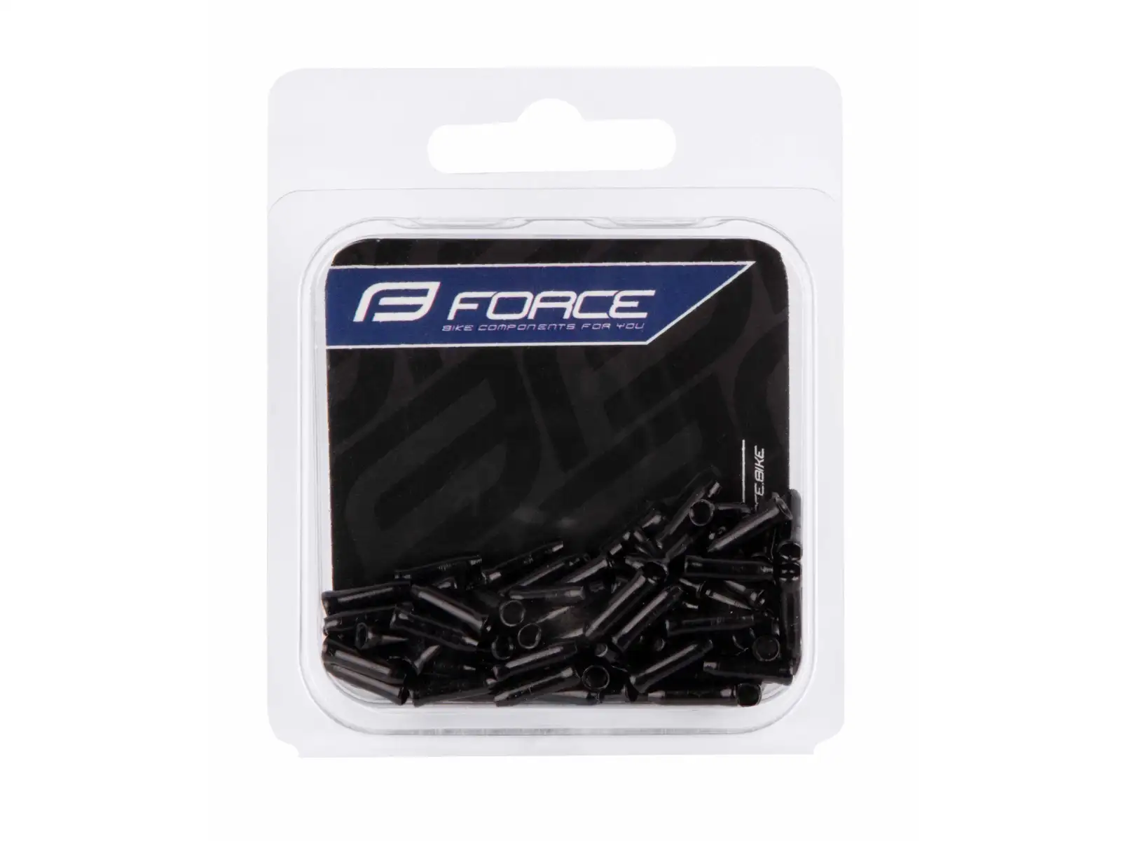Force cable end cap Al, black anodized