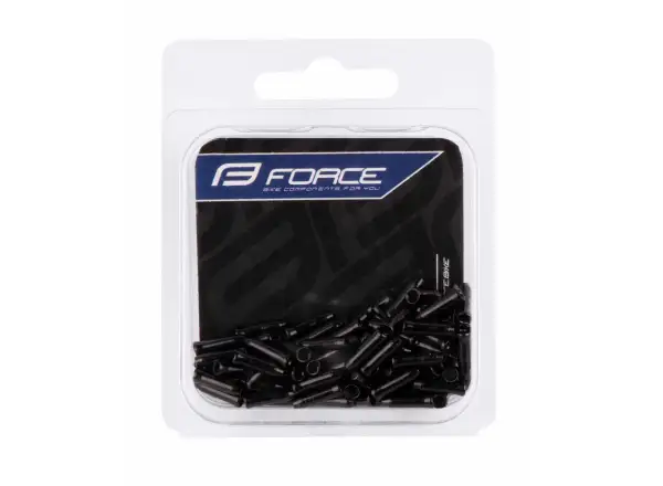 Force cable end cap Al, black anodized