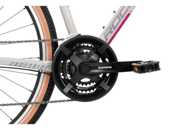 Rock Machine CrossRide 100 Lady gloss light grey/dark grey trekking bike