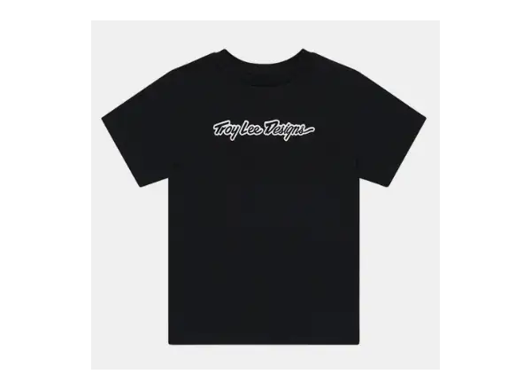 Troy Lee Designs Signature women's T-shirt short sleeve Black