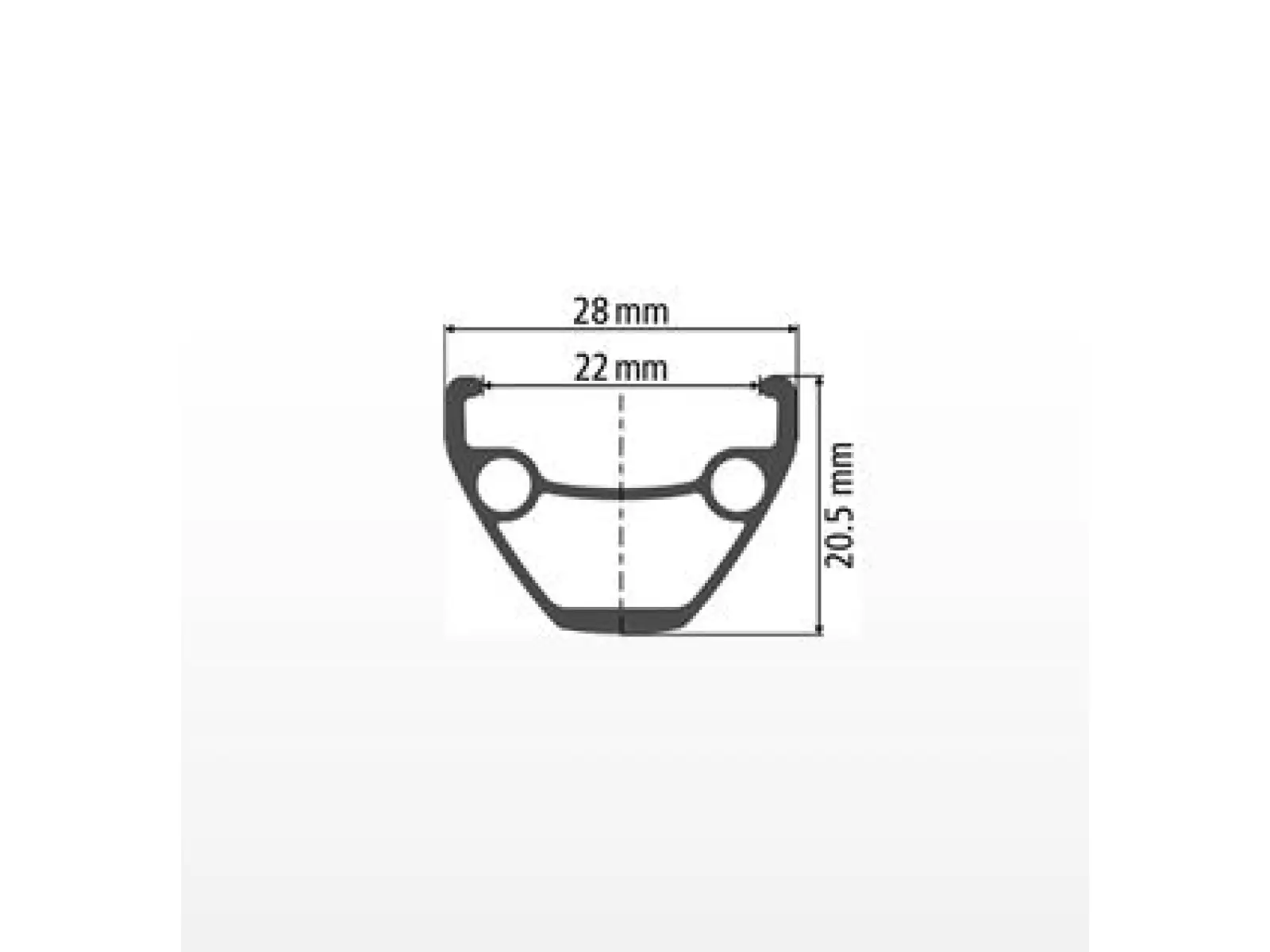 DT Swiss 533D 26" MTB rim black